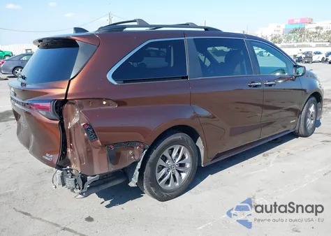 2021 Toyota Sienna Xle из США, поврежденный, VIN 5TDYRKEC5MS064805